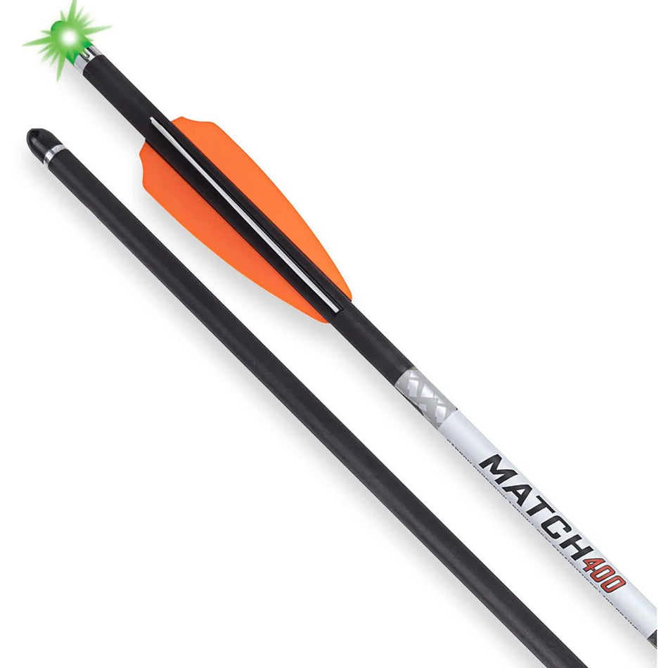 Wicked Ridge Match 400 Arrows 20 in. Green Alpha Blaze Nocks 3 pk. - Get Tight Gear