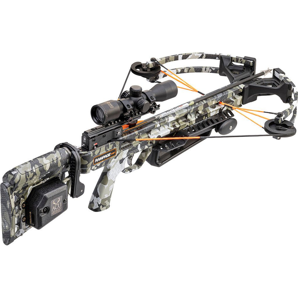 Wicked Ridge Rampage XS Crossbow Package ACUdraw Peak Camo - Get Tight Gear