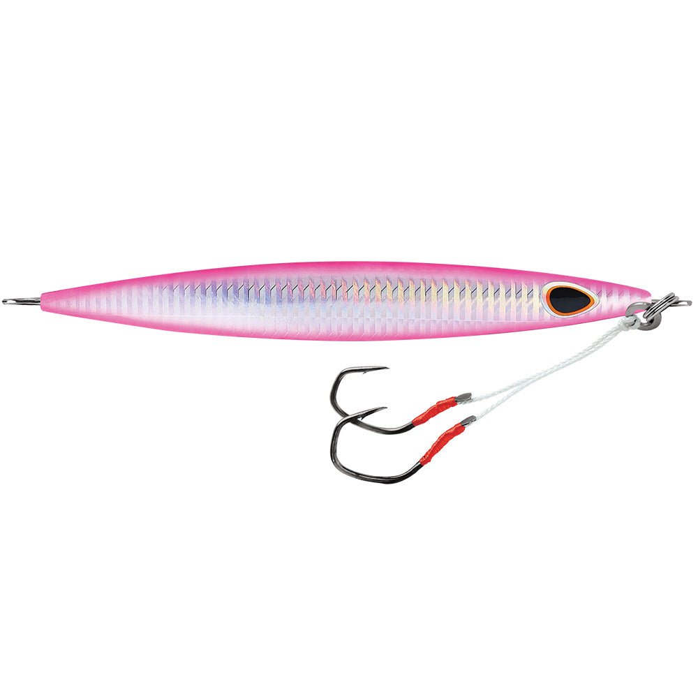 Williamson Kensaki 120 Jig - 5.25" - 4.25oz - Silver Pink Zebra - Get Tight Gear