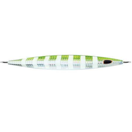Williamson Kensaki 120 Jig - 5.25" - 4.25oz - UV Green Sardine Zebra - Get Tight Gear