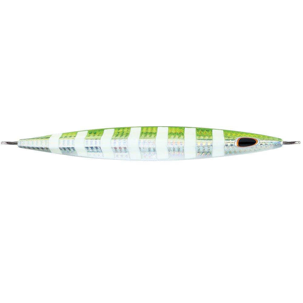 Williamson Kensaki 170 Jig - 6" - 6oz - UV Green Sardine Zebra - Get Tight Gear