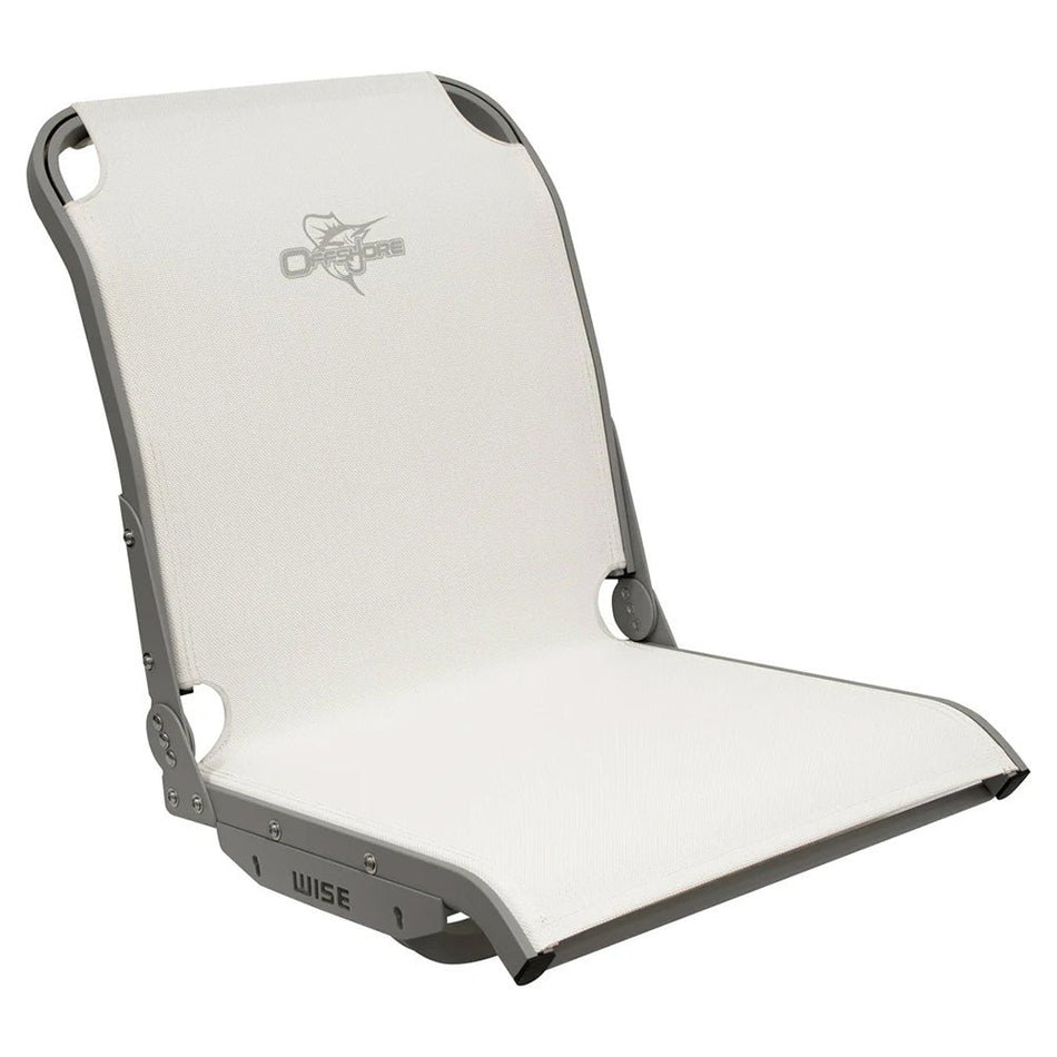 Wise 3374 Aero X Cool - Ride Mesh Mid - Back Boat Seat - White - Get Tight Gear