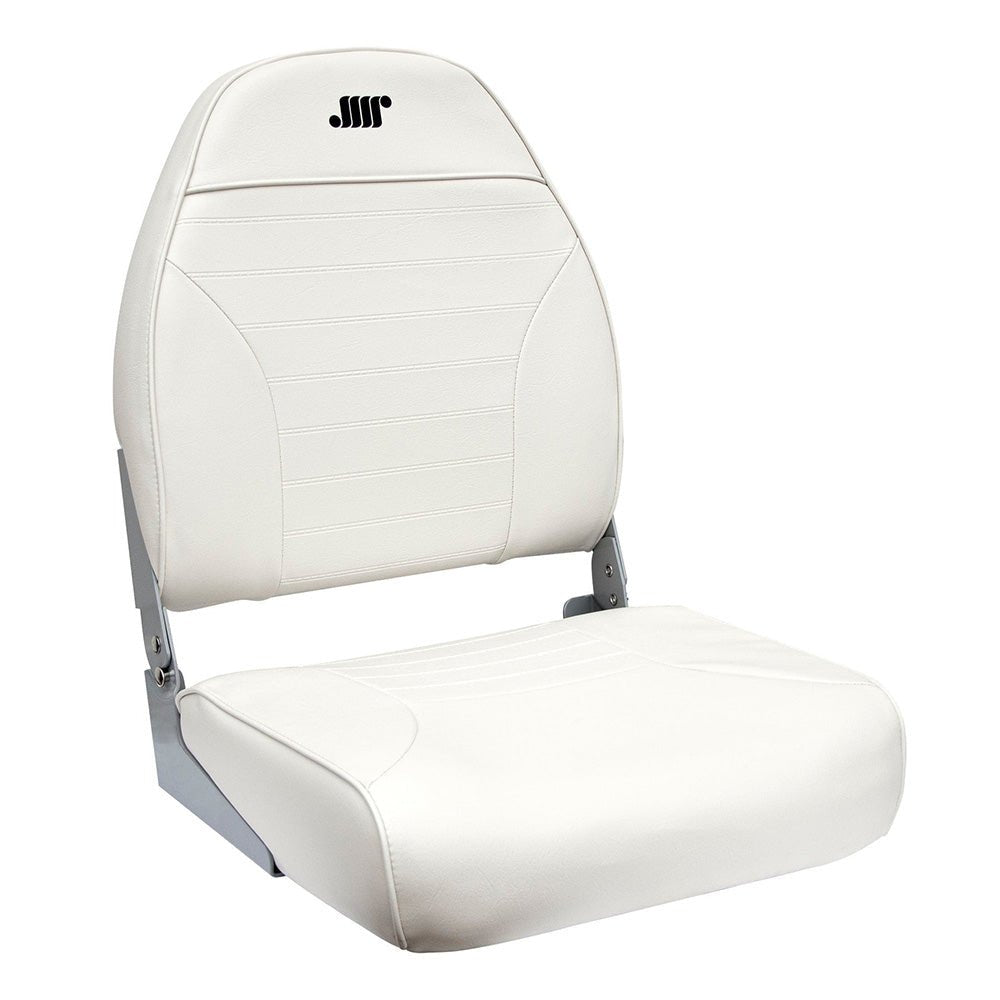 Wise Standard High - Back Fishing Seat - White - Get Tight Gear