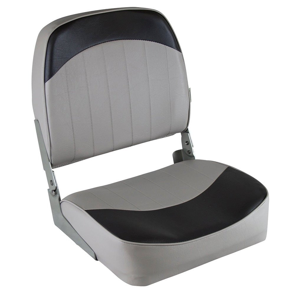 Wise Standard Low - Back Fishing Seat - Grey/Charcoal - Get Tight Gear
