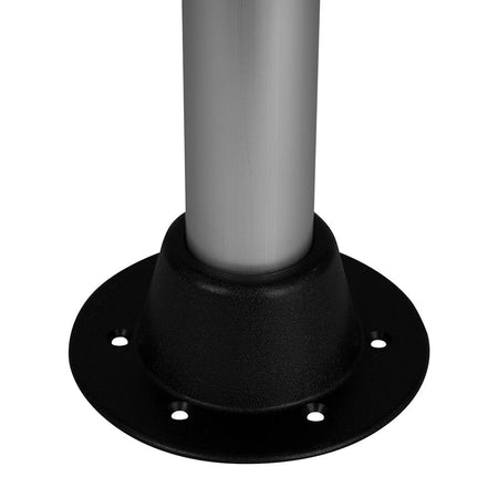 Wise White Rectangular Table - 4 Drink Holders w/Pedestal - Get Tight Gear