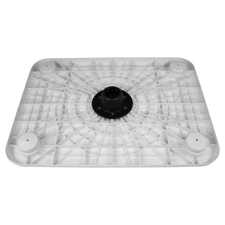 Wise White Rectangular Table - 4 Drink Holders w/Pedestal - Get Tight Gear