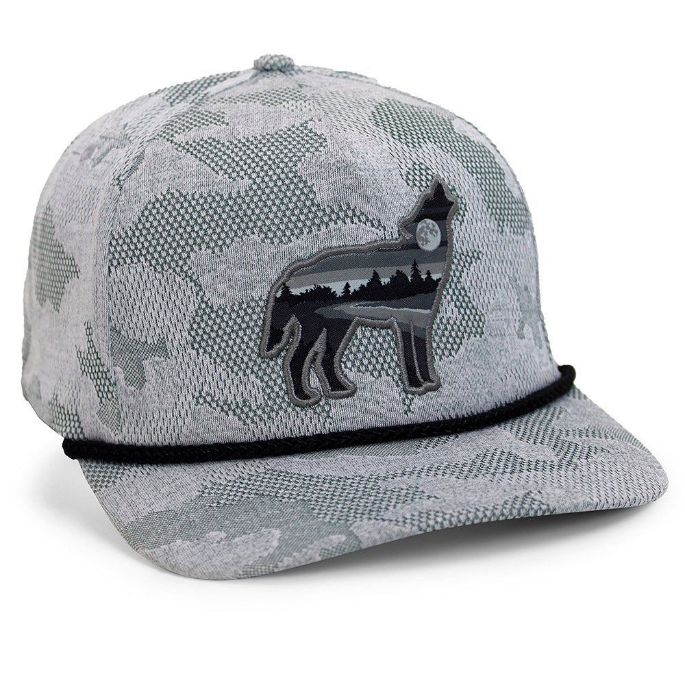 Wolf Howl Cloud Texture 5 - Panel Rope Cap - Get Tight Gear