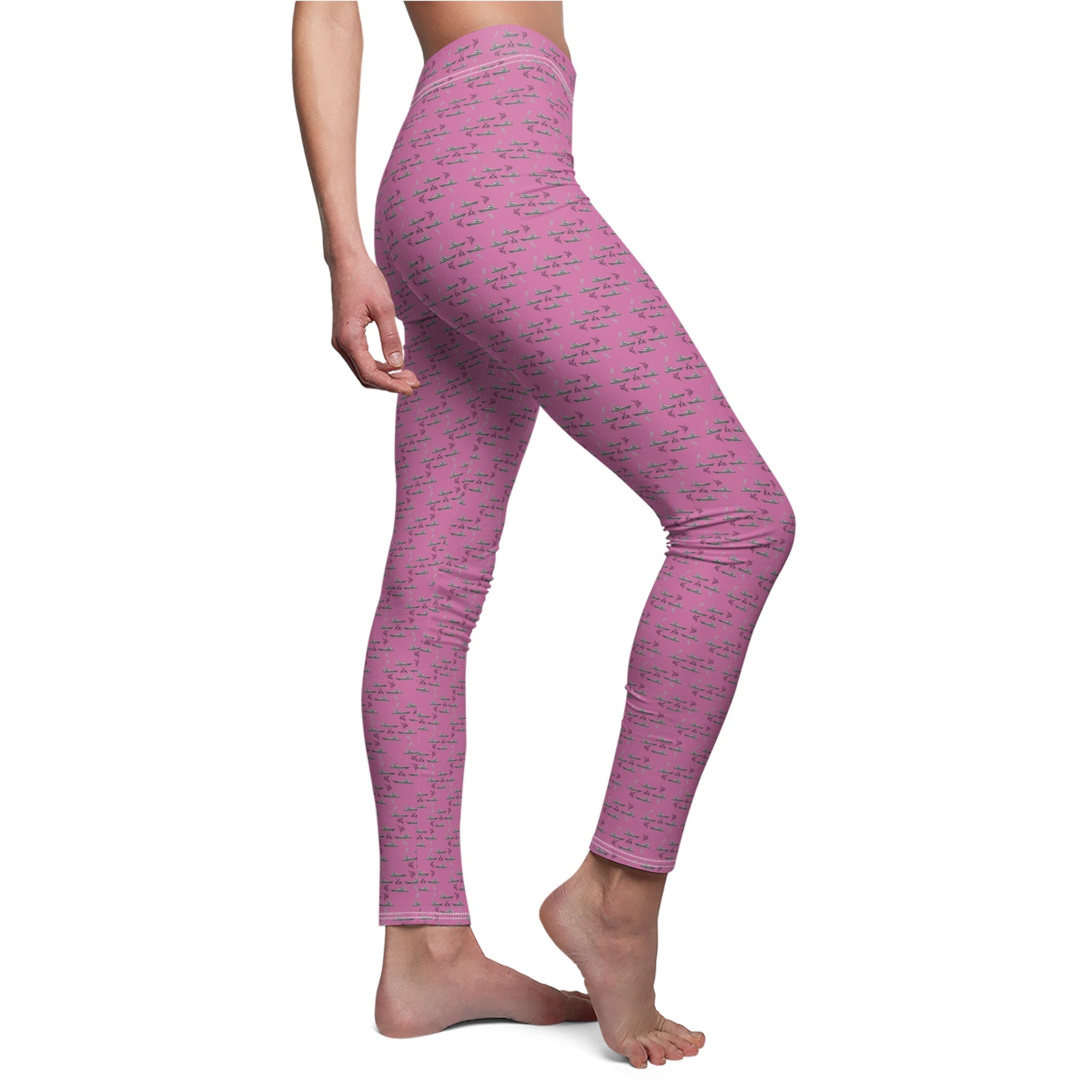 Women's Casual Leggings with Sportfish Print - Get Tight Gear