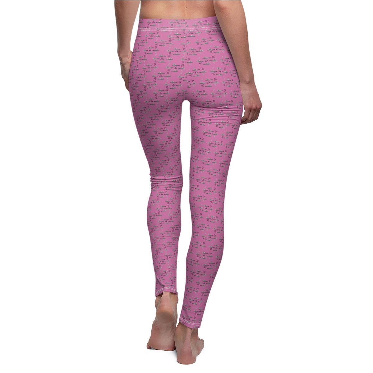 Women's Casual Leggings with Sportfish Print - Get Tight Gear