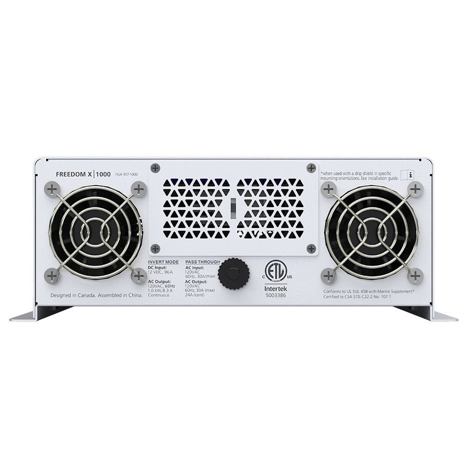 Xantrex Freedom X 1000 True Sine Wave Power Inverter - 12VDC - 120VAC - 1000W - Get Tight Gear