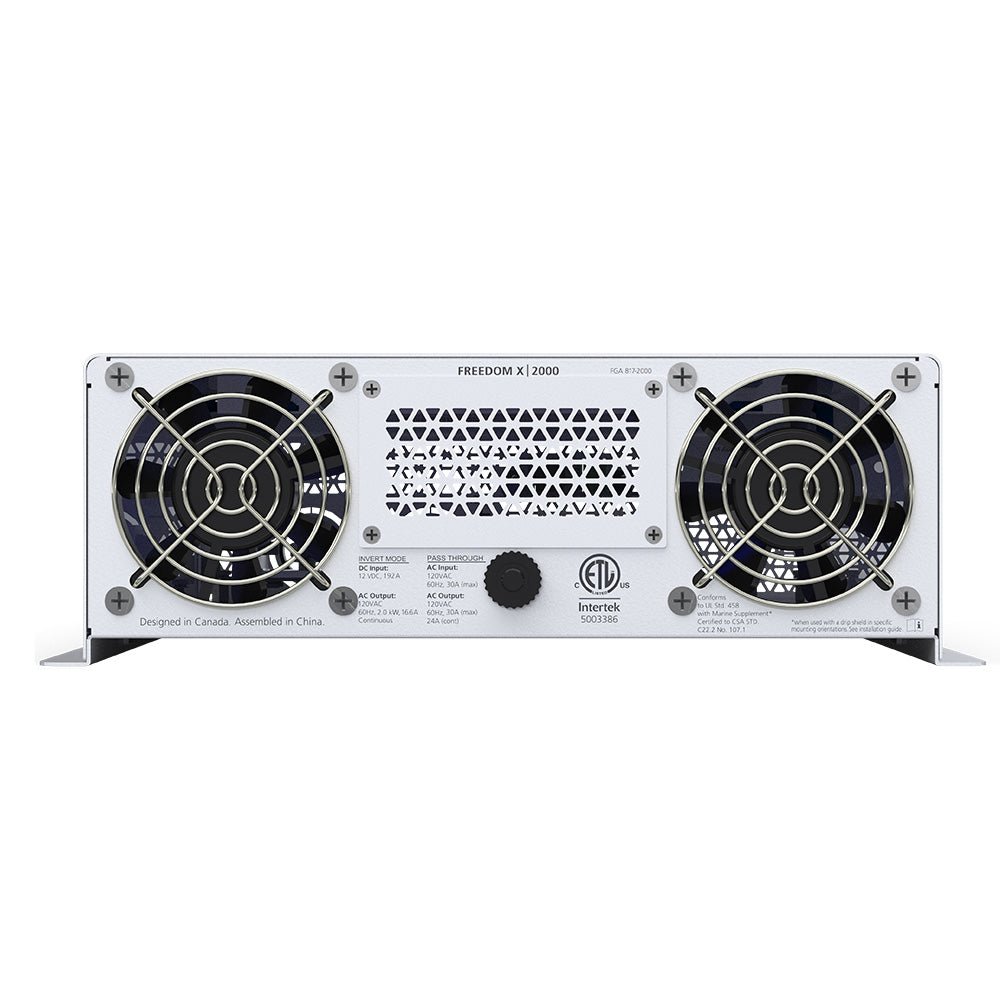 Xantrex Freedom X 2000 True Sine Wave Power Inverter - 12VDC - 120VAC - 2000W - Get Tight Gear