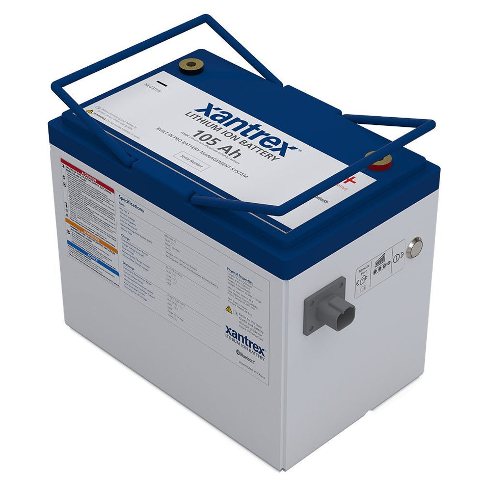 Xantrex Lithium Ion Phosphate (LiFePO4) Battery - 105AH - 12VDC - Get Tight Gear