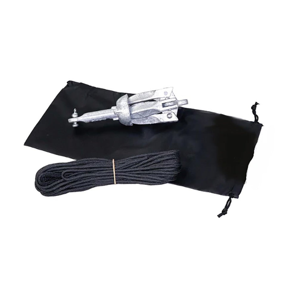YakGear 1.5lb Grapnel Anchor Kit w/Storage Bag - Get Tight Gear