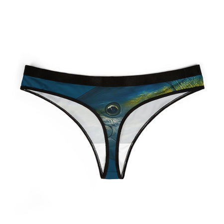 Yellow Fin Tuna Eye Women's Thongs - Fish Design Underwear for Beach Lovers - Get Tight Gear