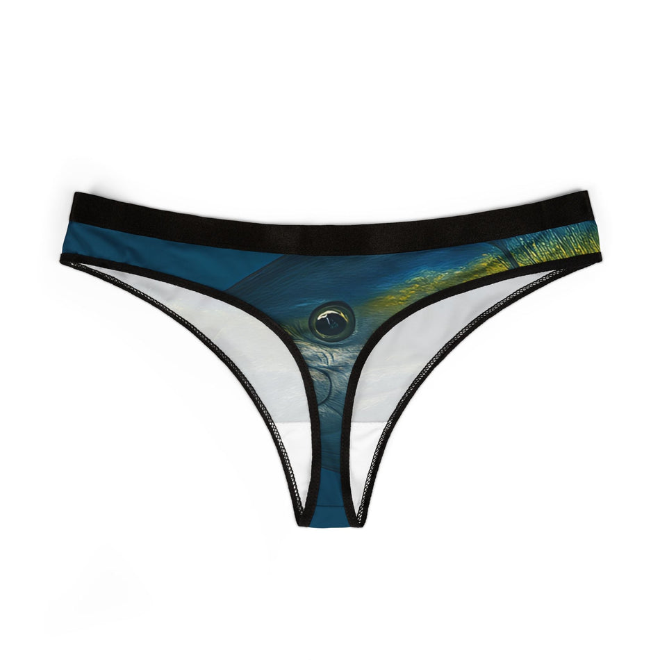 Yellow Fin Tuna Eye Women's Thongs - Fish Design Underwear for Beach Lovers - Get Tight Gear