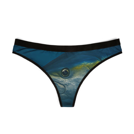 Yellow Fin Tuna Eye Women's Thongs - Fish Design Underwear for Beach Lovers - Get Tight Gear