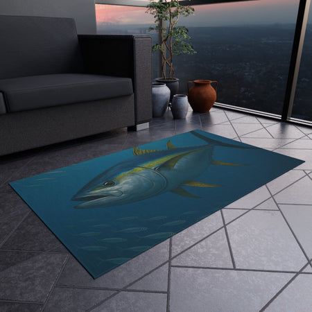 Yellow Fin Tuna Outdoor Rug - Get Tight Gear