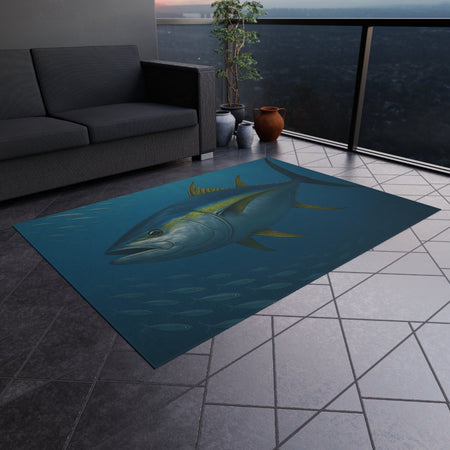 Yellow Fin Tuna Outdoor Rug - Get Tight Gear
