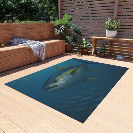 Yellow Fin Tuna Outdoor Rug - Get Tight Gear