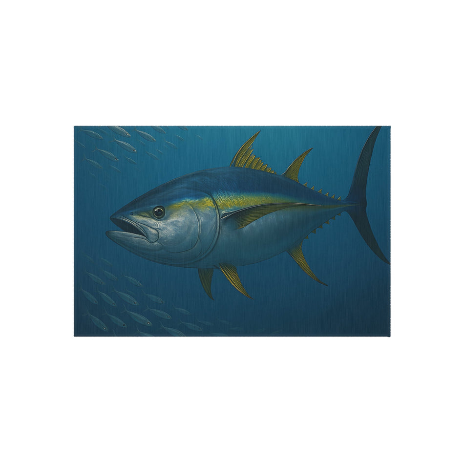 Yellow Fin Tuna Outdoor Rug - Get Tight Gear