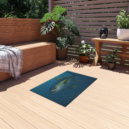 Yellow Fin Tuna Outdoor Rug - Get Tight Gear