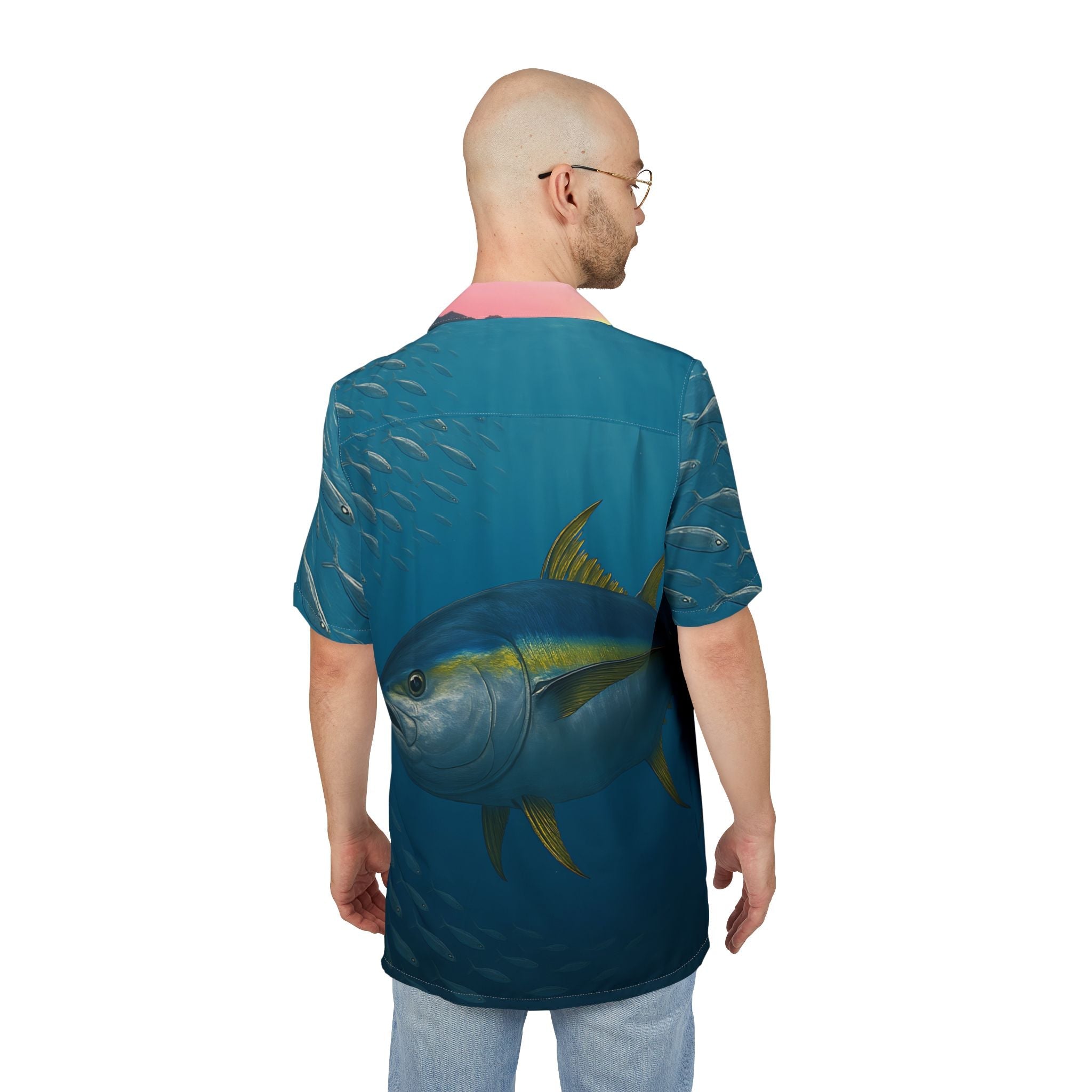 Yellowfin Tuna Hawaiian Shirt - Get Tight Gear