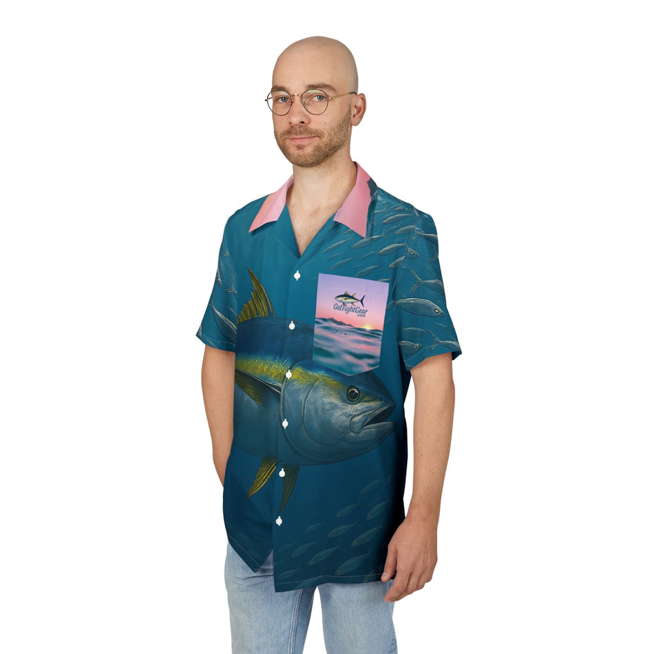 Yellowfin Tuna Hawaiian Shirt - Get Tight Gear