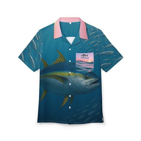 Yellowfin Tuna Hawaiian Shirt - Get Tight Gear