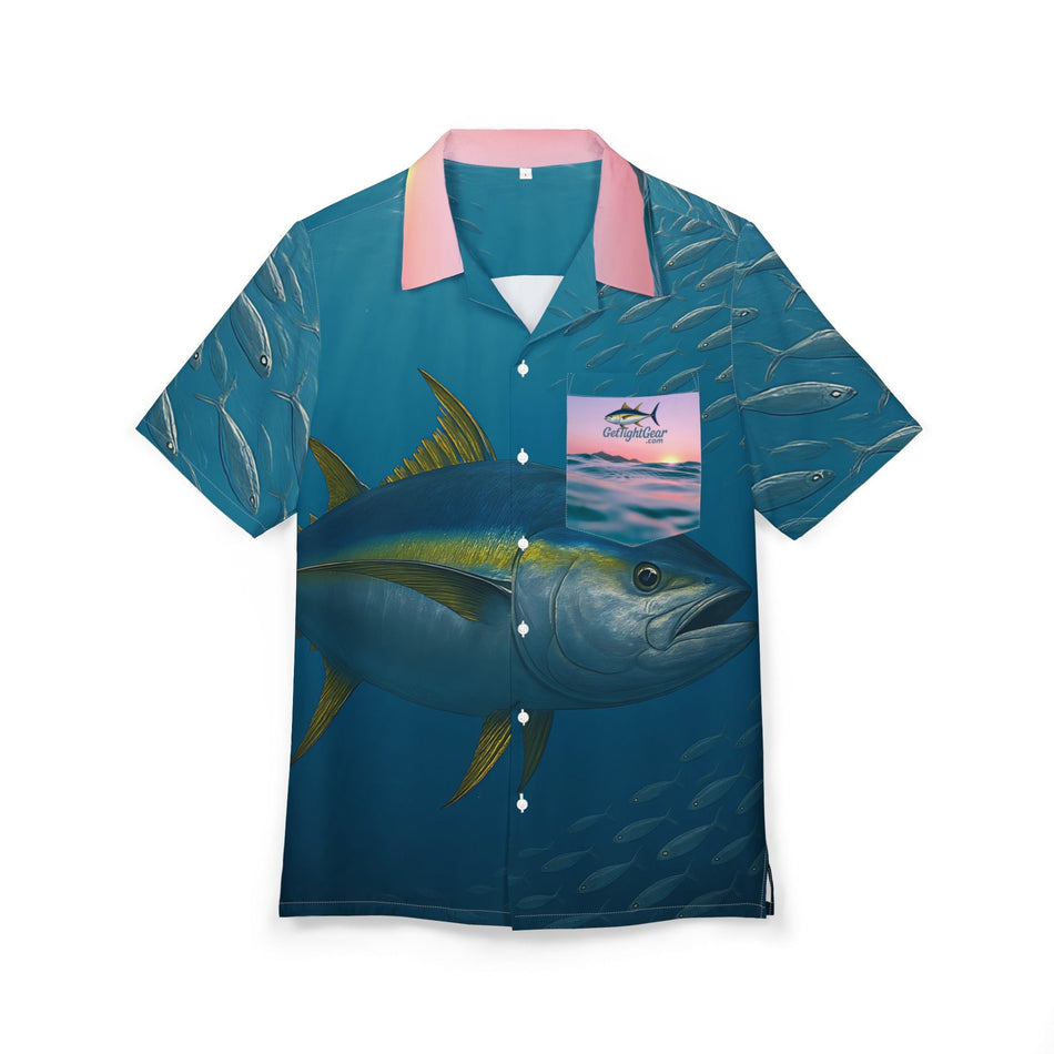 Yellowfin Tuna Hawaiian Shirt - Get Tight Gear