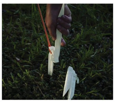 Zin X Tent Peg 9" 6 Pk - Get Tight Gear