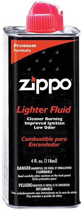 Zip PO Lighter Fluid 4 Oz - Get Tight Gear